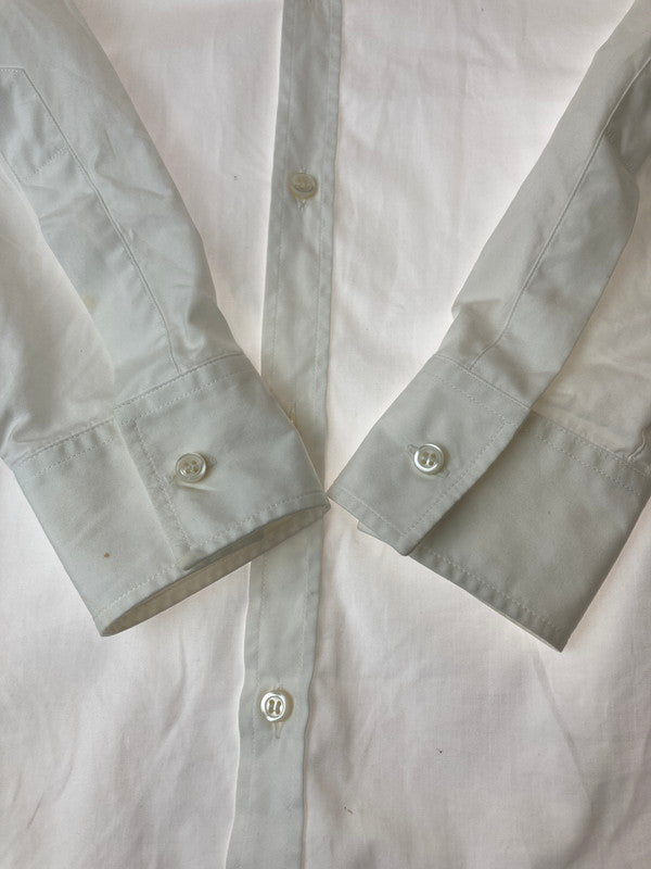 【中古品】【メンズ】 DSQUARED2 ディースクエアード WHITE SHIRT S74DM0508 ホワイト シャツ メンズ トップス 長袖シャツ  141-240907-em-8-min サイズ：42 カラー：ホワイト 万代Net店