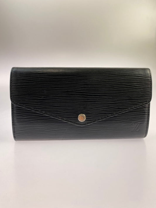 【中古品】【メンズ/レディース】 LOUIS VUITTON ルイ・ヴィトン エピ ポルトフォイユ サラ M60582 CA1176 長財布 財布 179-240906-jt-08-min カラー：ブラック  万代Net店