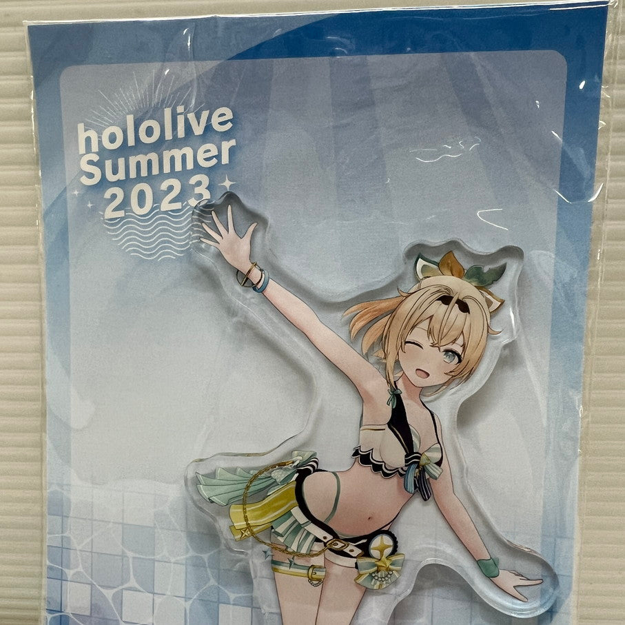 【中古品】 沙花叉クロヱ 3Dアクリルスタンド サマースプラッシュパーティーver. 「バーチャルYouTuber ホロライブ ホロライブ・サマー2023」 053-251211-em-07-min 万代Net店