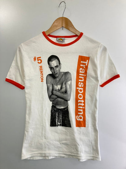 【現状渡し品】【メンズ】 TRAINSPOTTING RENTON RINGER TEE リンガーTシャツ 146-240912-ab-7-min カラー：ホワイト/オレンジ系 万代Net店