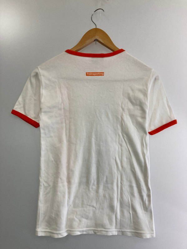 【現状渡し品】【メンズ】  TRAINSPOTTING RENTON RINGER TEE リンガーTシャツ 146-240912-ab-7-min カラー：ホワイト/オレンジ系 万代Net店