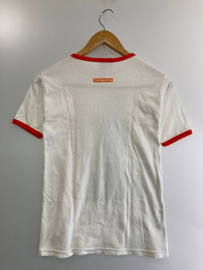 【現状渡し品】【メンズ】  TRAINSPOTTING RENTON RINGER TEE リンガーTシャツ 146-240912-ab-7-min カラー：ホワイト/オレンジ系 万代Net店