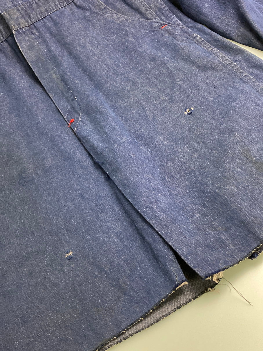 【現状渡し品】【メンズ】 BLUE BELL ブルーベル 60S OLL IN ONE(CUT-OFF) オールインワン 146-251012-ks-12-min サイズ：不明 カラー：ブルー 万代Net店