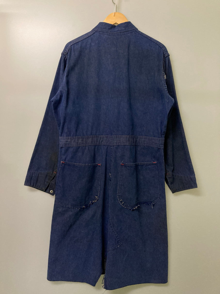 【現状渡し品】【メンズ】 BLUE BELL ブルーベル 60S OLL IN ONE(CUT-OFF) オールインワン 146-251012-ks-12-min サイズ：不明 カラー：ブルー 万代Net店