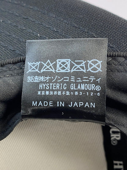 【中古品】【メンズ】 HYSTERIC GLAMOUR ヒステリックグラマー I'M HYSTERIC IT MESH CAP 02233QH07 メッシュキャップ 帽子 185-240910-yn-14-min サイズ：FREE カラー：ブラック 万代Net店