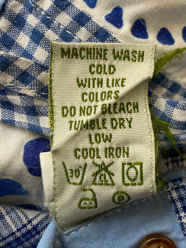 【中古品】【メンズ】 ORVIS オービス 90S PATCH WORK SHIRT パッチワークシャツ トップス 146-250719-ks-25-min サイズ：L カラー：ブルー系 万代Net店