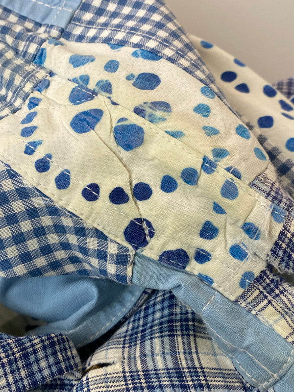 【中古品】【メンズ】 ORVIS オービス 90S PATCH WORK SHIRT パッチワークシャツ トップス 146-250719-ks-25-min サイズ：L カラー：ブルー系 万代Net店