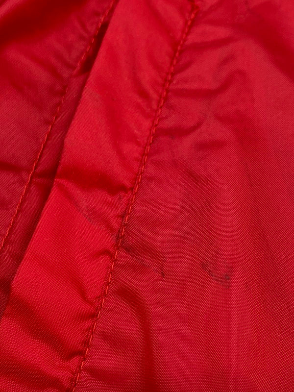 【現状渡し品】【メンズ】 MANAV PREMIER CLOTHING マナブプレミアクロージング 90S NYLON TRANING JACKET トレーニングジャケット ナイロンジャケット CYMRU 146-260611-kt-07-min サイズ：L カラー：レッド 万代Net店