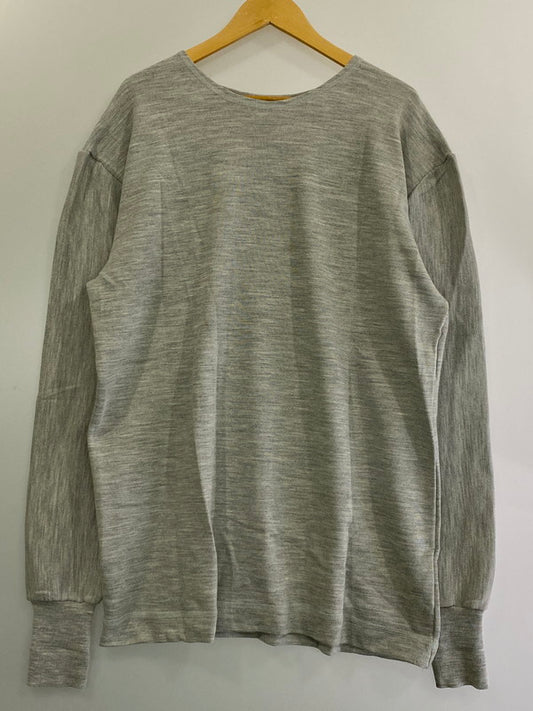 【中古品】【メンズ】  ITALIAN ARMY-イタリア軍- SWEAT LIKE SWEATER スウェット ライク スウェッター トップス シャツ 146-240909-me-33-min サイズ：サイズ不明 カラー：ライトグレー 万代Net店