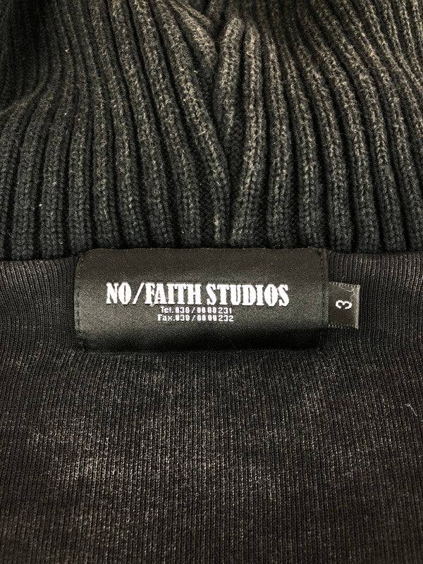 【中古品】【メンズ】 NO FAITH STUDIOS ノーフェイスストゥディオス ダブルレイヤード リバーシブル ユーズド ジップジャケット アウター 142-251114-yy-09-tag サイズ：3 カラー：グレー系 万代Net店