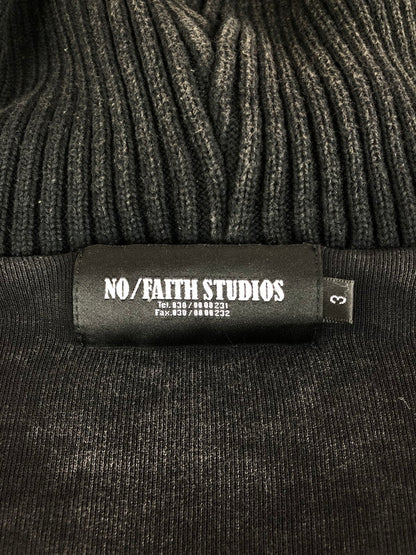 【中古品】【メンズ】 NO FAITH STUDIOS ノーフェイスストゥディオス ダブルレイヤード リバーシブル ユーズド ジップジャケット アウター 142-251114-yy-09-tag サイズ：3 カラー：グレー系 万代Net店