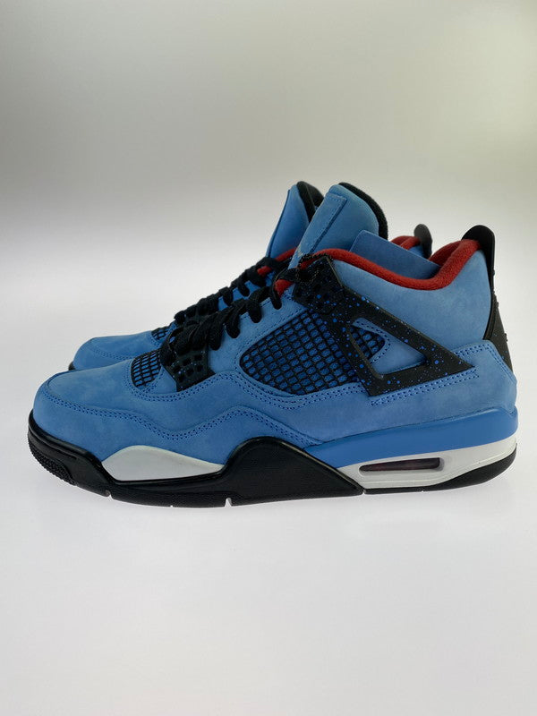 【中古美品】【メンズ】 NIKE ナイキ AIR JORDAN 4 RETRO TRAVIS SCOTT 308497-406 エアジョーダン 4 レトロ トラヴィススコット スニーカー 靴 160-240911-yn-14-min サイズ：27.5cm US9.5 カラー：UNIVERSITY BLUE/BLACK 万代Net店