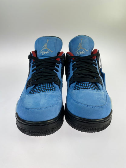 【中古美品】【メンズ】 NIKE ナイキ AIR JORDAN 4 RETRO TRAVIS SCOTT 308497-406 エアジョーダン 4 レトロ トラヴィススコット スニーカー 靴 160-240911-yn-14-min サイズ：27.5cm US9.5 カラー：UNIVERSITY BLUE/BLACK 万代Net店