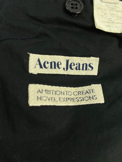 【中古品】【レディース】 Acne Jeans アクネジーンズ 1BBU71-945034 イタリア製 1B JACKET ジャケット 168-240915-ab-14-min サイズ：34 カラー：ブラック 万代Net店