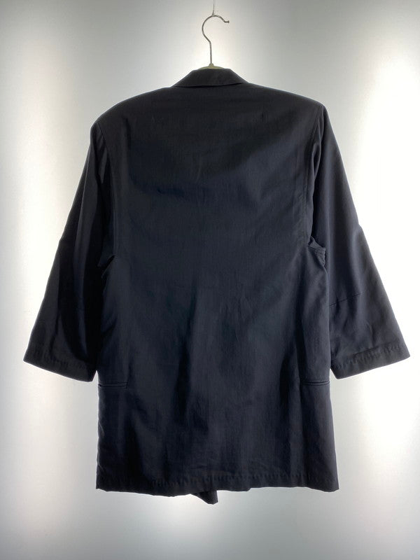 【中古品】【レディース】 DRIES VAN NOTEN ドリスヴァンノッテン ベルギー製 2B JACKET ジャケット 168-240915-ab-13-min サイズ：38 カラー：ネイビー 万代Net店