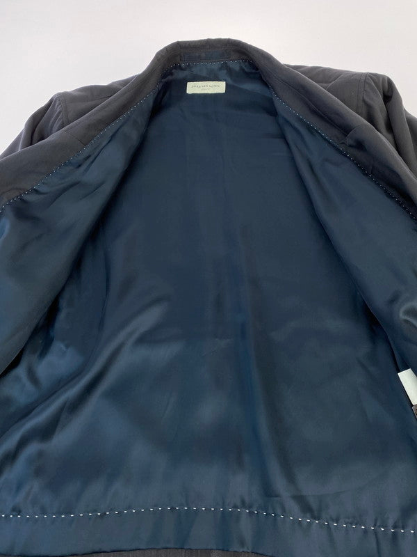 【中古品】【レディース】 DRIES VAN NOTEN ドリスヴァンノッテン ベルギー製 2B JACKET ジャケット 168-240915-ab-13-min サイズ：38 カラー：ネイビー 万代Net店