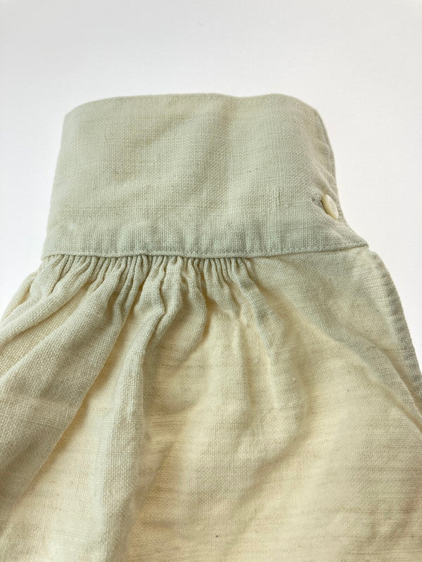 【中古品】【メンズ】  EURO VINTAGE 1900-30's FRENCH LINEN SMOCK ユーロ ヴィンテージ フレンチ リネン スモック 長袖 トップス 146-240917-yn-04-min カラー：アイボリー 万代Net店