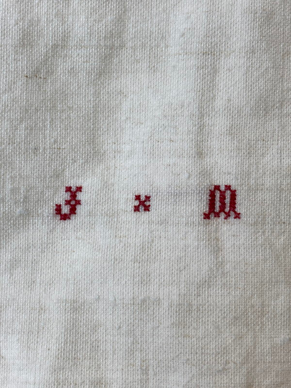 【中古品】【メンズ】 EURO VINTAGE 1900-30's FRENCH LINEN SMOCK ユーロ ヴィンテージ フレンチ リネン スモック 長袖 トップス 146-240917-yn-04-min カラー：アイボリー 万代Net店