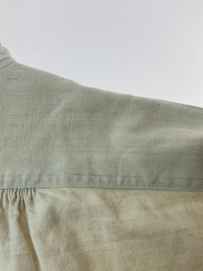 【中古品】【メンズ】  EURO VINTAGE 1900-30's FRENCH LINEN SMOCK ユーロ ヴィンテージ フレンチ リネン スモック 長袖 トップス 146-240917-yn-04-min カラー：アイボリー 万代Net店