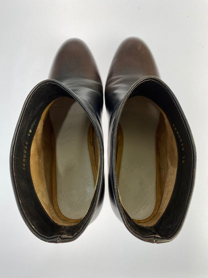 【中古品】【レディース】 MARTIN MARGIELA マルタンマルジェラ 38WU030 ポインテッドトゥ ショートブーティ 167-240911-ab-17-min サイズ：38 (インソール縦約25.5cm) カラー：ブラウン/ブラック系 万代Net店