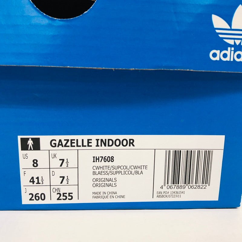 【中古美品】【メンズ】 adidas アディダス × ALWAYS GAZELLE INDOOR IH7608 オルウェイズ ガゼル インドア スニーカー シューズ 靴 161-241114-hn-06-fur サイズ：26.0cm US 8 カラー：ホワイト系 万代Net店