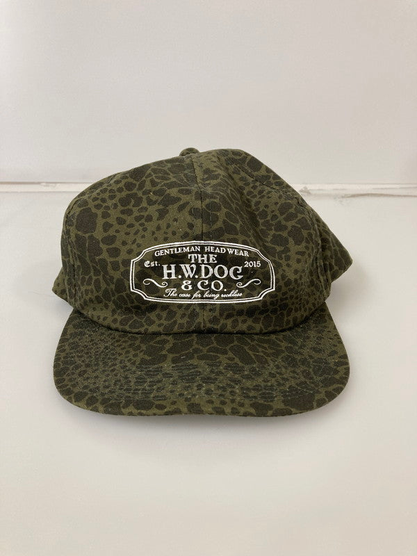 【中古品】【メンズ】  THE H.W.DOG&CO. MILITARY TRUCKER CAP ドッグアンドコー ミリタリー トラッカー キャップ 帽子 185-240911-yn-25-min サイズ：ONE カラー：オリーブグリーン 万代Net店