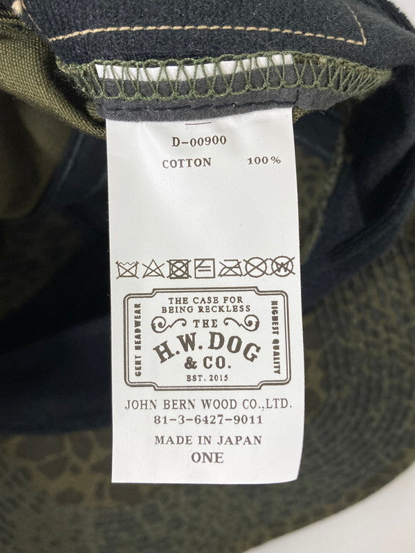 【中古品】【メンズ】  THE H.W.DOG&CO. MILITARY TRUCKER CAP ドッグアンドコー ミリタリー トラッカー キャップ 帽子 185-240911-yn-25-min サイズ：ONE カラー：オリーブグリーン 万代Net店