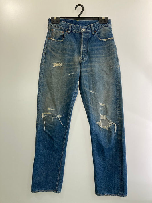 【現状渡し品】【メンズ】 MINEDENIM マインデニム 2305-1002-86-292 L.STRAIGHT 5POCKET USS デニムパンツ 153-240912-ab-13-min サイズ：サイズ6 カラー：インディゴブルー 万代Net店