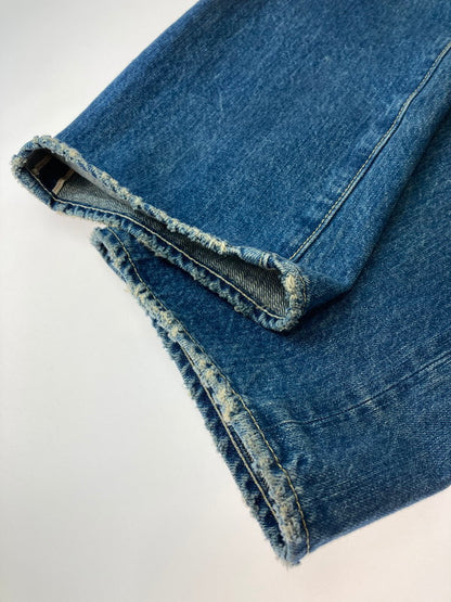 【現状渡し品】【メンズ】  MINEDENIM マインデニム 2305-1002-86-292 L.STRAIGHT 5POCKET USS デニムパンツ 153-240912-ab-13-min サイズ：サイズ6 カラー：インディゴブルー 万代Net店