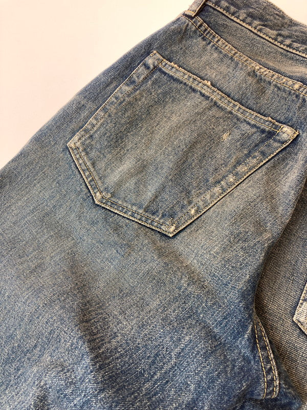 【現状渡し品】【メンズ】  MINEDENIM マインデニム 2305-1002-86-292 L.STRAIGHT 5POCKET USS デニムパンツ 153-240912-ab-13-min サイズ：サイズ6 カラー：インディゴブルー 万代Net店