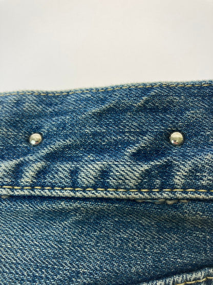 【現状渡し品】【メンズ】 MINEDENIM マインデニム 2305-1002-86-292 L.STRAIGHT 5POCKET USS デニムパンツ 153-240912-ab-13-min サイズ：サイズ6 カラー：インディゴブルー 万代Net店