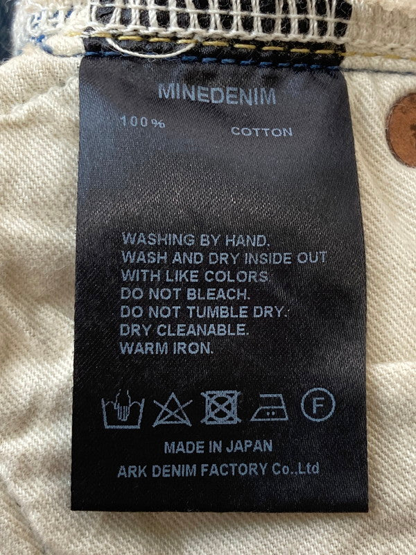 【現状渡し品】【メンズ】  MINEDENIM マインデニム 2305-1002-86-292 L.STRAIGHT 5POCKET USS デニムパンツ 153-240912-ab-13-min サイズ：サイズ6 カラー：インディゴブルー 万代Net店