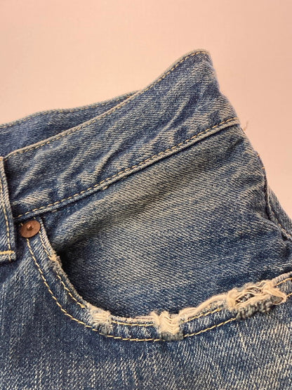 【現状渡し品】【メンズ】 MINEDENIM マインデニム 2305-1002-86-292 L.STRAIGHT 5POCKET USS デニムパンツ 153-240912-ab-13-min サイズ：サイズ6 カラー：インディゴブルー 万代Net店