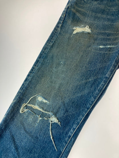 【現状渡し品】【メンズ】 MINEDENIM マインデニム 2305-1002-86-292 L.STRAIGHT 5POCKET USS デニムパンツ 153-240912-ab-13-min サイズ：サイズ6 カラー：インディゴブルー 万代Net店