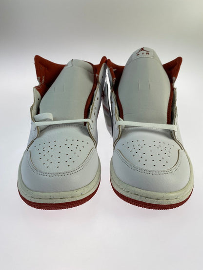 【中古美品】【メンズ】 NIKE ナイキ AIR JORDAN 1 MID SE FJ3458-160 エア ジョーダン 1 ミッド スニーカー 靴 160-240911-yn-17-min サイズ：28.0cm US10 カラー：WHITE/LOBSTER－DUNE RED-SAIL 万代Net店