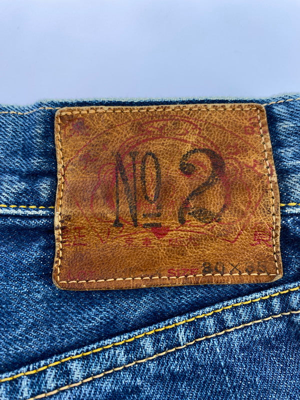 【中古品】【メンズ】 EVISU エヴィス NO.2 SPECIAL REGULAR STRAIGHT DENIM PANTS デニム ボトムス 156-240922-AS-1-min カラー：インディゴ 万代Net店