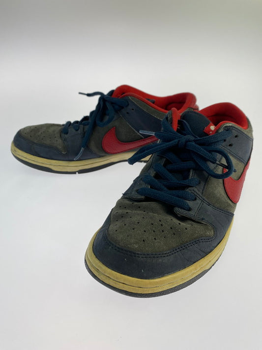 【現状渡し品】【メンズ】 NIKE SB ナイキエスビー DUNK LOW PRO 304292-461 ダンク ロー プロ スニーカー 靴 160-240911-yn-24-min サイズ：26.0cm US8 カラー：DARK OBSIDIAN GYM RED WHITE 万代Net店