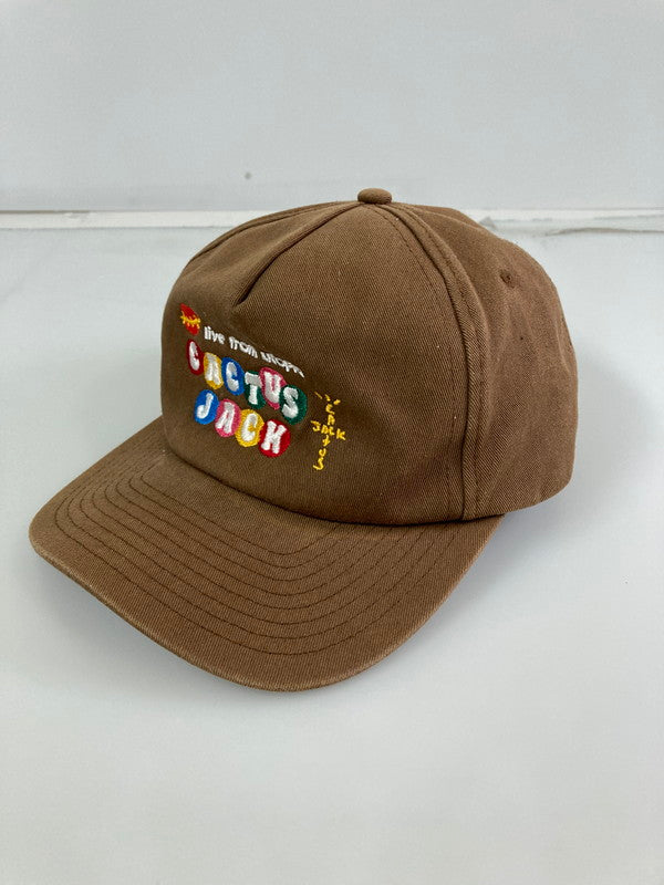 【中古品】【メンズ】  CACTUS JACK × MCDONALD'S 20AW LIVE FROM UTOPIA HAT カクタスジャック キャップ 帽子 185-240911-yn-26-min カラー：ブラウン 万代Net店