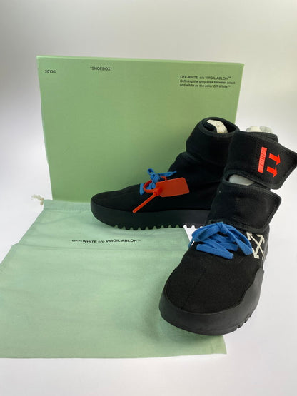 【中古品】【メンズ】 OFF-WHITE オフホワイト OMIA108F18B83001 MOTO WRAP SNEAKER スニーカー シューズ 靴 162-240911-ab-6-min サイズ：42 カラー：ブラック系 万代Net店