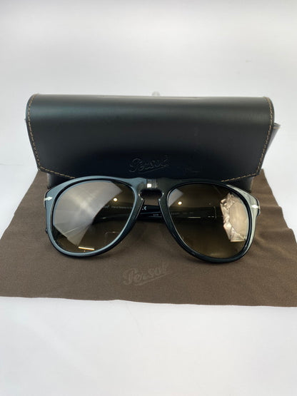 【中古品】【メンズ】 Persol ペルソール 649 95 32 SUNGLASSES 眼鏡 アイウェア サングラス 203-241013-AS-20-min カラー：ブラック 万代Net店