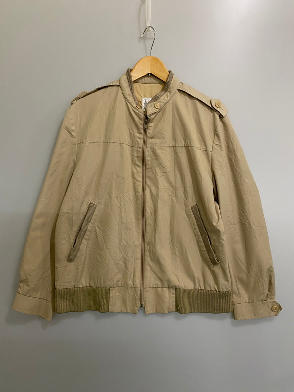 【中古品】【メンズ】 LONDON FOG ロンドンフォグ 70S LS SWING TOP ７０年代 長袖 スウィングトップ メンズ ブルゾン アウター 146-260615-em-08-min サイズ：40 カラー：ベージュ 万代Net店