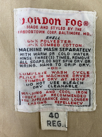 【中古品】【メンズ】 LONDON FOG ロンドンフォグ 70S LS SWING TOP ７０年代 長袖 スウィングトップ メンズ ブルゾン アウター 146-260615-em-08-min サイズ：40 カラー：ベージュ 万代Net店