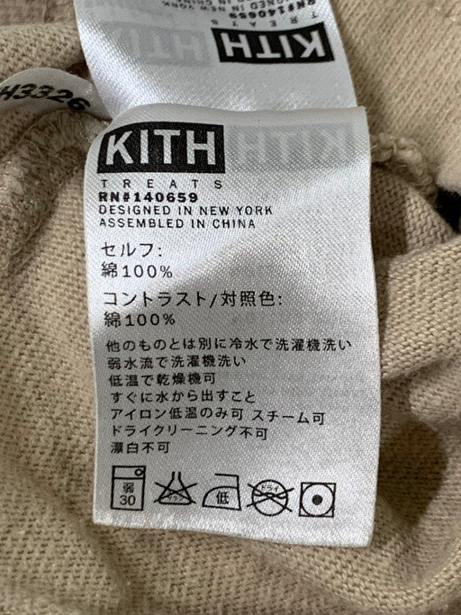 【中古品】【メンズ】 KITH キス TREATS TEE 半袖Tシャツ 142-241228-AS-25-min サイズ：S カラー：ベージュ 万代Net店