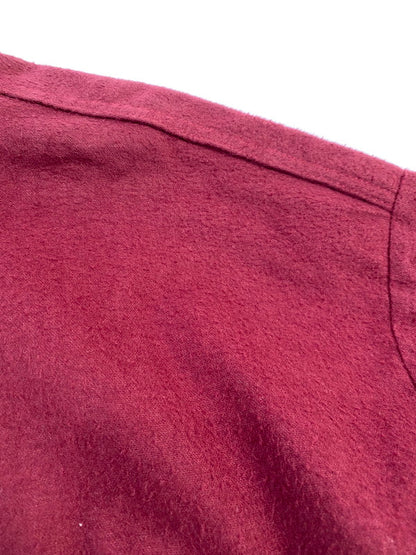 【中古品】【メンズ】 FIVE BROTHER ファイブブラザー 70S 80S LOT3702-BRG USA製 LS SHIRT シャツ トップス 146-260110-zi-17-min サイズ：3XL カラー：ワインレッド 万代Net店