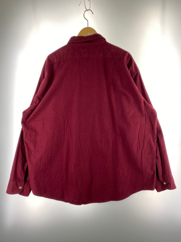 【中古品】【メンズ】 FIVE BROTHER ファイブブラザー 70S 80S LOT3702-BRG USA製 LS SHIRT シャツ トップス 146-260110-zi-17-min サイズ：3XL カラー：ワインレッド 万代Net店