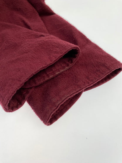 【中古品】【メンズ】 FIVE BROTHER ファイブブラザー 70S 80S LOT3702-BRG USA製 LS SHIRT シャツ トップス 146-260110-zi-17-min サイズ：3XL カラー：ワインレッド 万代Net店