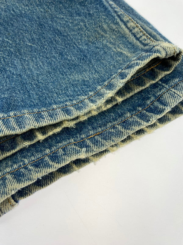 【現状渡し品】【メンズ】 Levi's リーバイス 90’S 501XX DENIM PANT 90年代 501XX デニムパンツ メンズボトムス ビンテージ ダメージジーンズ 157-241011-em-18-min サイズ：32 カラー：インディゴ 万代Net店