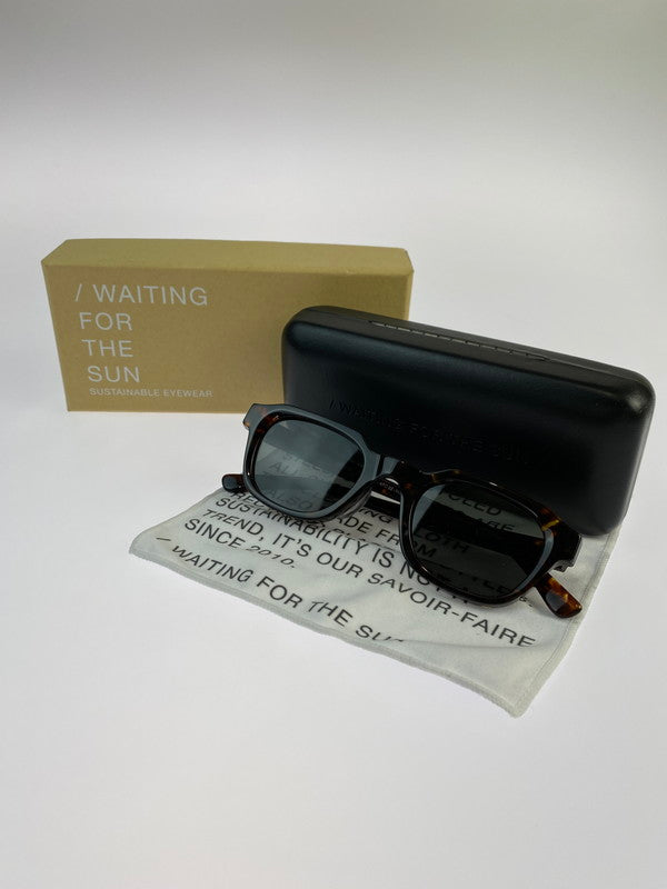 【中古品】【メンズ】  WAITING FOR THE SUN ウェイティングフォーザサン E17 JULIASUNGLASSES サングラス 203-241005-ab-2-min サイズ：47□22 145 カラー：フレーム：デミ、レンズ：グレー 万代Net店