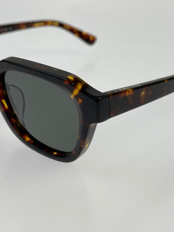 【中古品】【メンズ】  WAITING FOR THE SUN ウェイティングフォーザサン E17 JULIASUNGLASSES サングラス 203-241005-ab-2-min サイズ：47□22 145 カラー：フレーム：デミ、レンズ：グレー 万代Net店