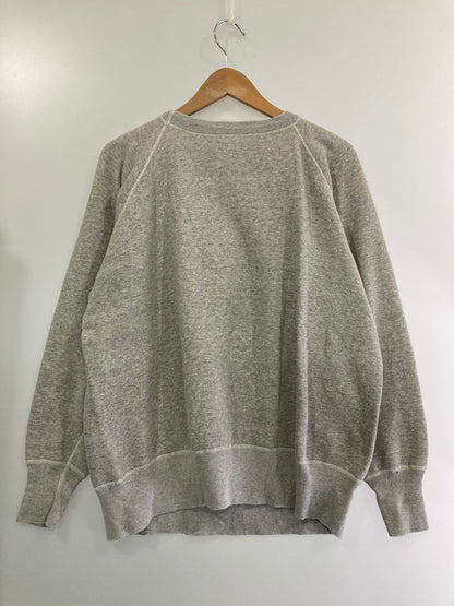 【現状渡し品】【メンズ】  WILLIAMS BROS ウィリアムズ ブラザース 60S CROSSLAKE MINNESOTA FLOCKING PRINTED RAGLAN SWEATSHIRT スウェット トップス 146-240917-ks-14-min サイズ：サイズ不明 カラー：グレー 万代Net店